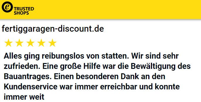 trusted shops erfahrungen fertiggaragen-discount.de